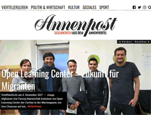 Tablet Screenshot of annenpost.at